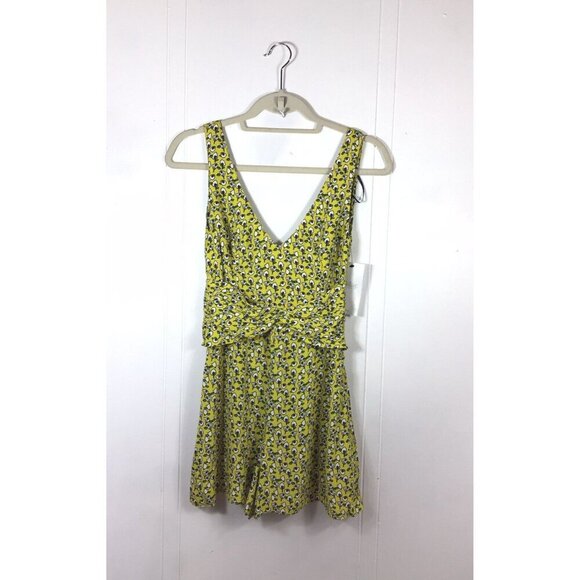 ZARA Floral Jumpsuit Womens Small NEW - Picture 1 of 6